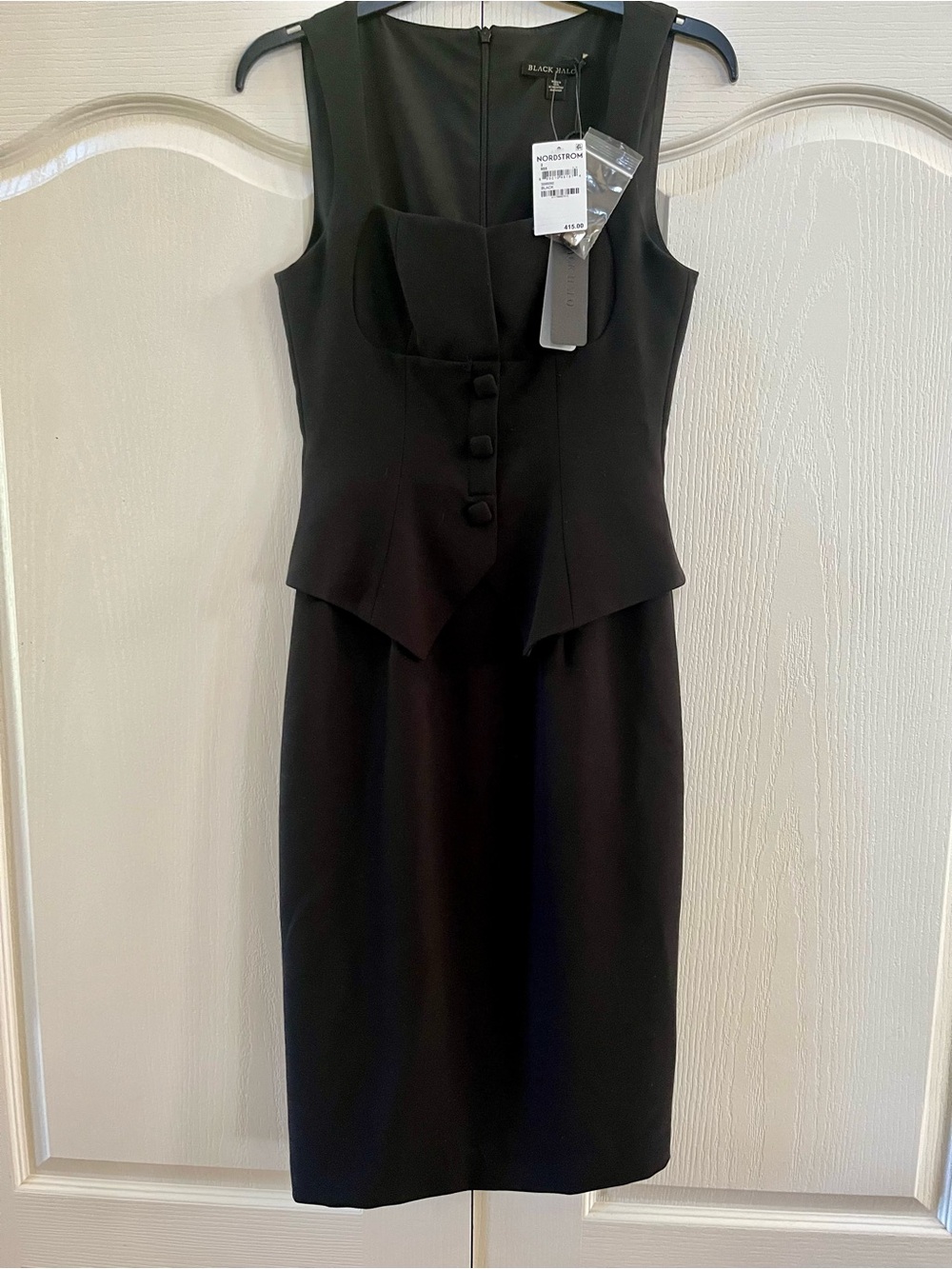 NWT Black Halo Roanna Sleeveless Sheath Dress Size 2